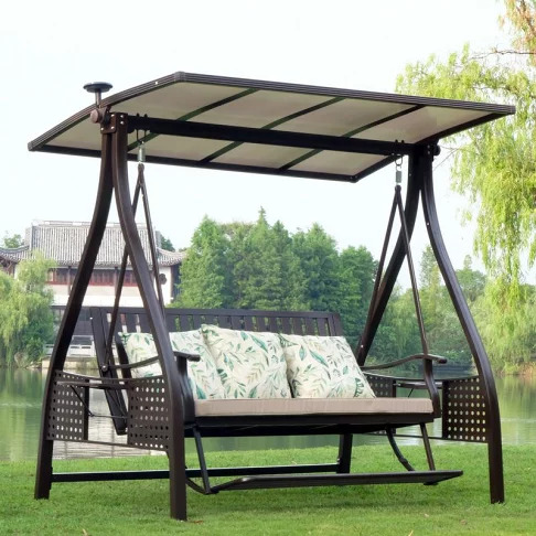 Langlebiger und rostfester Aluminiumlegierung Swing Stuhl Build deinen perfekten Retreat im Freien