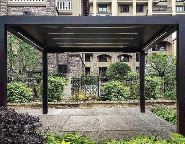Eenvoudig type aluminium pergola
