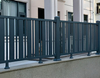 Nowoczesne minimalistyczne ogrodzenie ze stopu aluminium