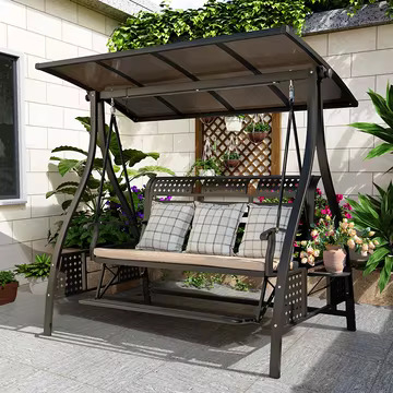 Chaise de balançoire en aluminium premium en aluminium - Le luxe rencontre la durabilité