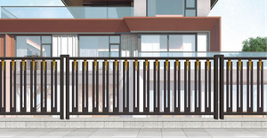 Sleek line aluminyo balkonahe rehas